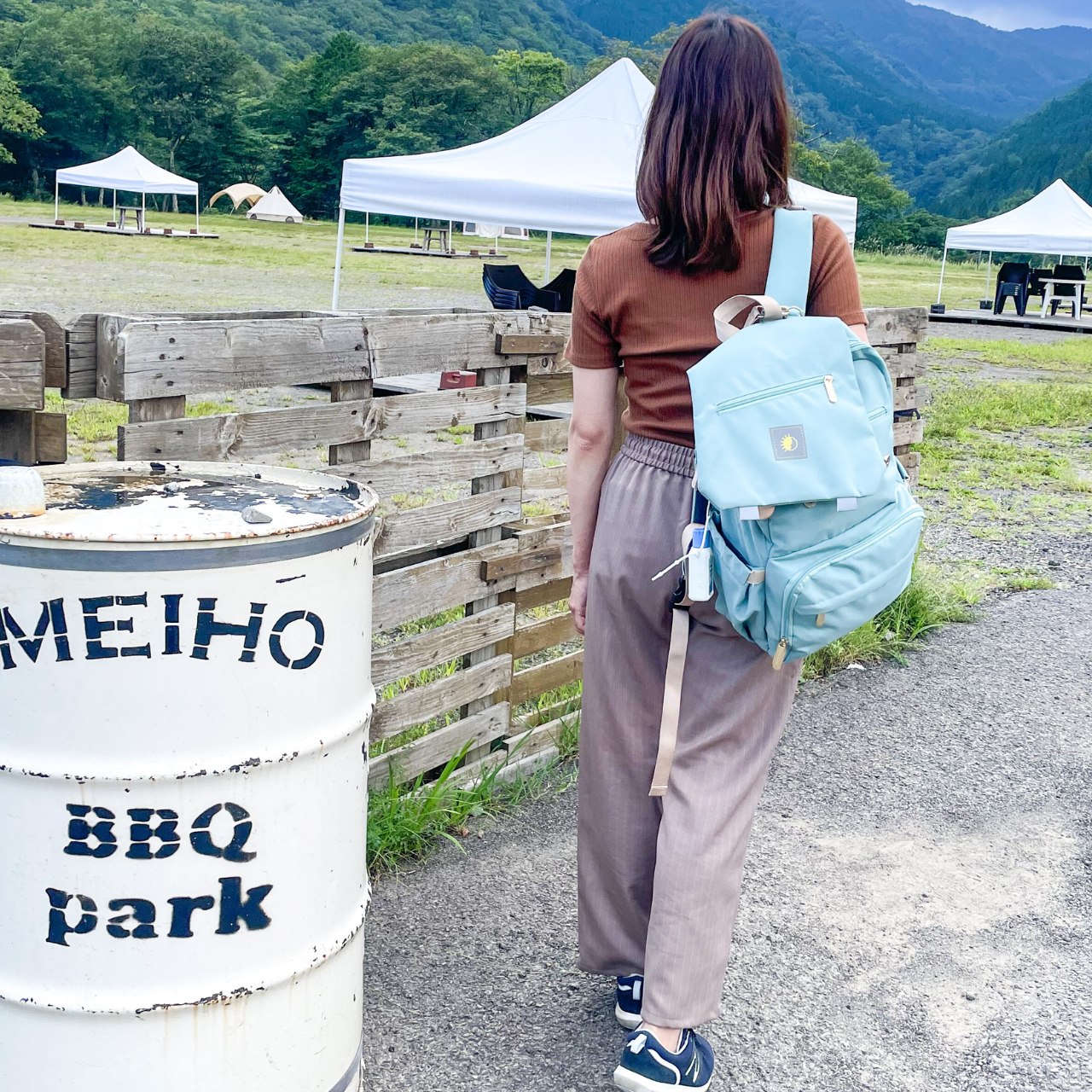 23Lマザーズバッグ【プレミアモデル】オールミントブルー