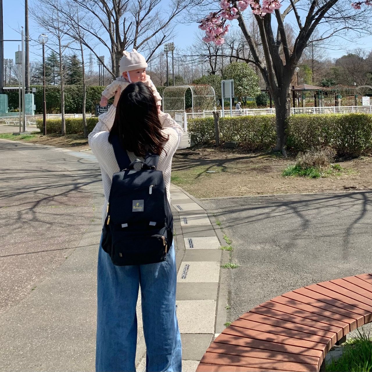 23Lマザーズバッグ【ベーシックモデル】オールブラック