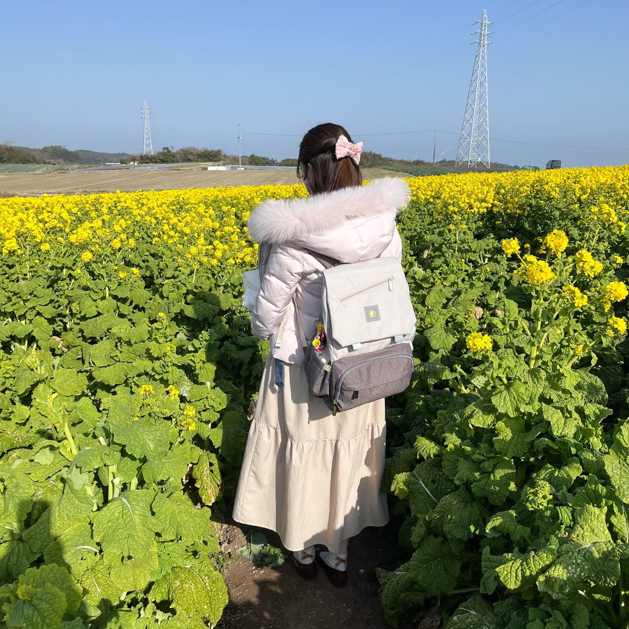 23Lマザーズバッグ【プレミアモデル】オフホワイト×グレー