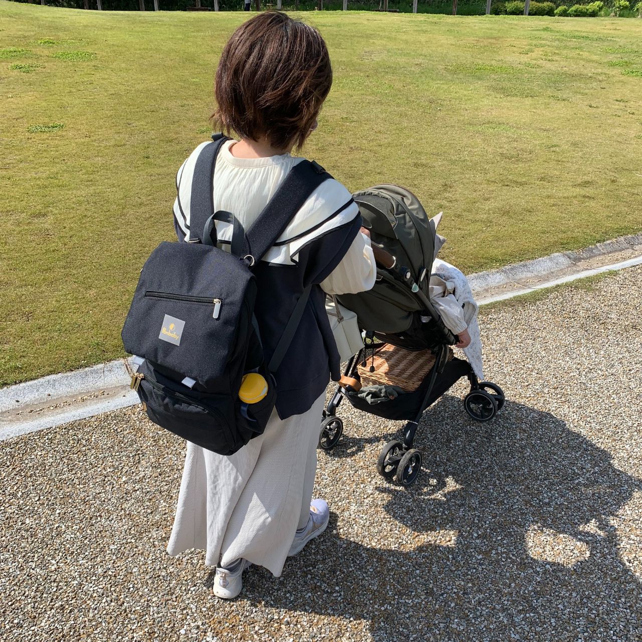 23Lマザーズバッグ【ベーシックモデル】オールブラック