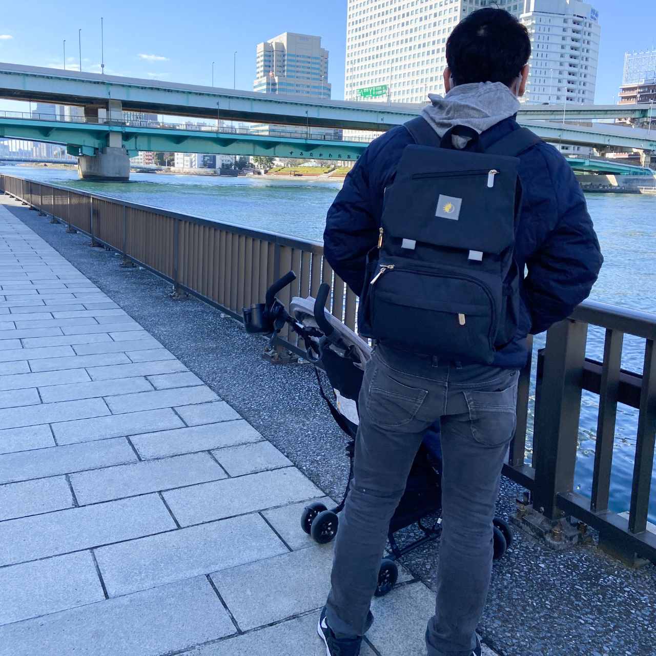 23Lマザーズバッグ【プレミアモデル】オールブラック