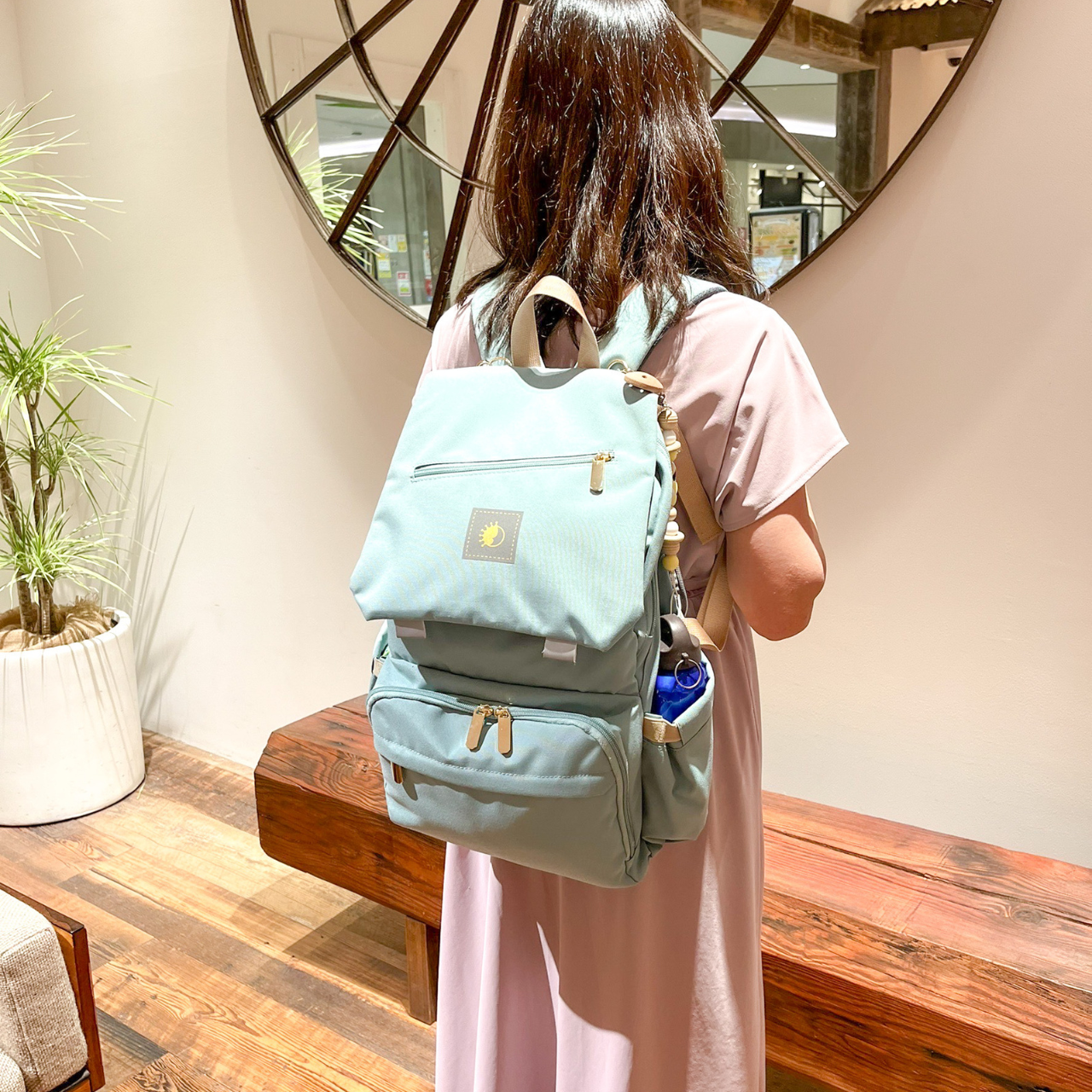 23Lマザーズバッグ【プレミアモデル】オールミントブルー