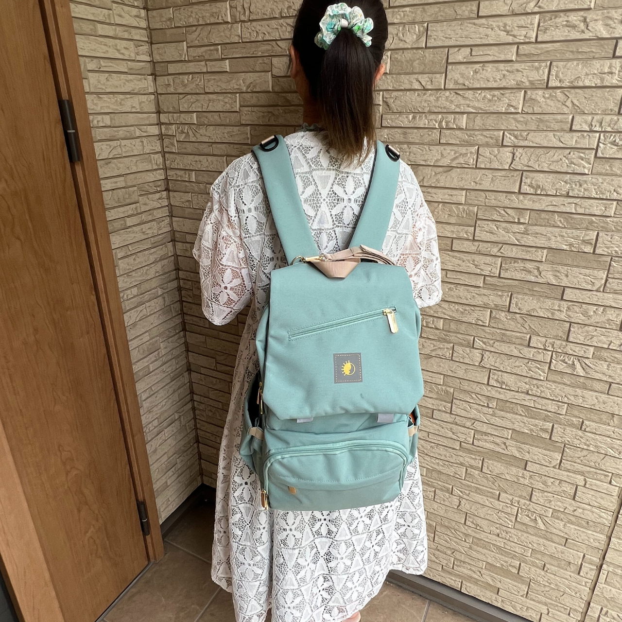 23Lマザーズバッグ【プレミアモデル】オールミントブルー